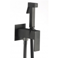 Смеситель с гигиеническим душем Savol S-FXQ008H, однорычажный, матовый черный