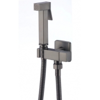 Смеситель с гигиеническим душем Savol S-FXQ009Q, однорычажный, графит