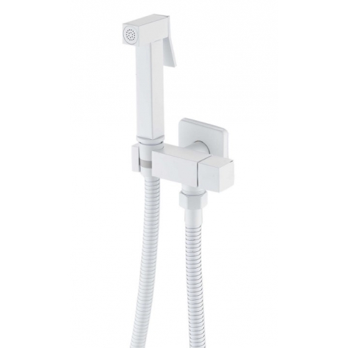 Смеситель с гигиеническим душем Savol S-FXQ009W, однорычажный, белый купить в интернет магазине Санрай73