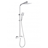 Душевая система SmartSant Квадро термостат, тропический душ, штанга, душ ручной