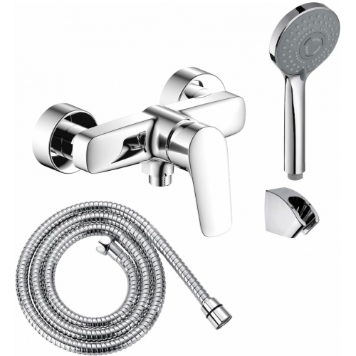 Смеситель для душа SmartSant Фалькон, однорычажный, ручной душ купить в интернет магазине Санрай73