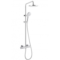 Душевая система SmartSant Смарт термостат, тропический душ, штанга, душ ручной