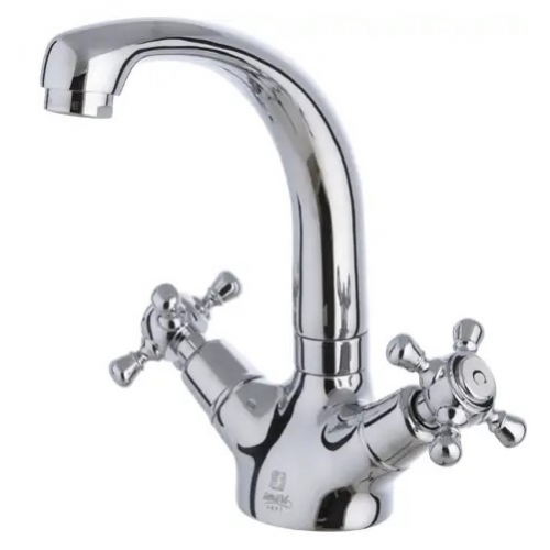 Смеситель для раковины SmartSant Классик нью, двухвентильный купить в интернет магазине Санрай73