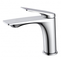 Смеситель для раковины Valfex Adara Chrome, однорычажный, средний Г-излив, хром