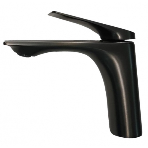 Смеситель для раковины Valfex Adara Graphite, однорычажный, средний Г-излив, графит купить в интернет магазине Санрай73