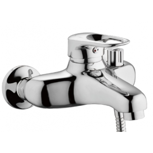 Смеситель для ванны Valfex Alioth Chrome, однорычажный, короткий излив, ручной душ, хром купить в интернет магазине Санрай73