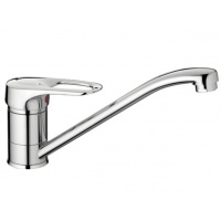 Смеситель для кухни Valfex Alioth Chrome, однорычажный, длинный излив, хром