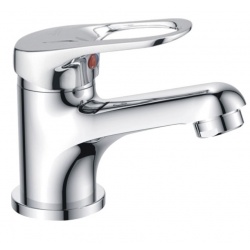 Смеситель для раковины Valfex Altarin Chrome, однорычажный, низкий излив, хром