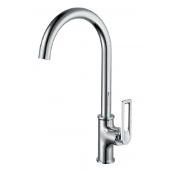 Смеситель для кухни Valfex Aquila Chrome, однорычажный, высокий излив, хром