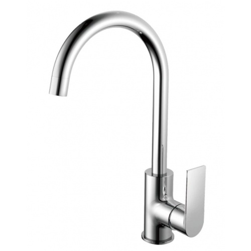 Смеситель для кухни Valfex Argo Chrome, однорычажный, высокий излив, хром купить в интернет магазине Санрай73