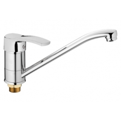 Смеситель для кухни Valfex Calypso Chrome, однорычажный, длинный излив, хром