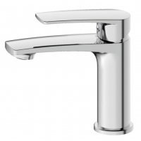 Смеситель для раковины Valfex Gemini Chrome, однорычажный, средний Г-излив, хром