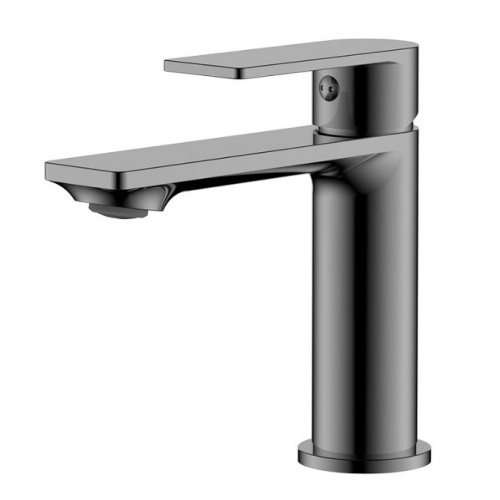 Смеситель для раковины Valfex Sarin Graphite, однорычажный, средний Г-излив, графит купить в интернет магазине Санрай73