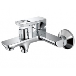 Смеситель для ванны Valfex Taurus Chrome, однорычажный, короткий излив, ручной душ, хром