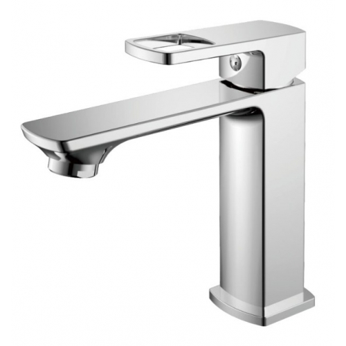 Смеситель для раковины Valfex Taurus Chrome, однорычажный, средний Г-излив, хром купить в интернет магазине Санрай73