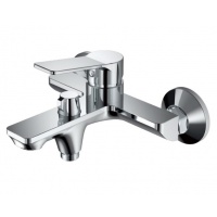 Смеситель для ванны Valfex Scorpio Chrome, однорычажный, короткий излив, ручной душ, хром