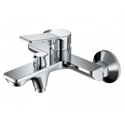 Смеситель для ванны Valfex Scorpio Chrome, однорычажный, короткий излив, ручной душ, хром