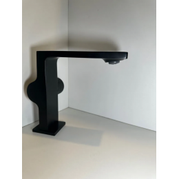 Смеситель для раковины VIEIR V323511C одноручковый, Г-излив, черный матовый