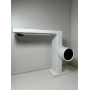 Смеситель для раковины VIEIR V323511F одноручковый, Г-излив, белый