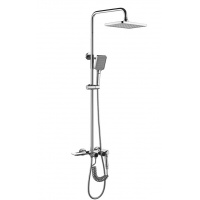 Душевая система VIEIR V323562, каскад, ручной, тропический и гигиенический душ, штанга, хром