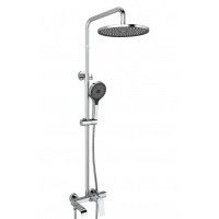Душевая система VIEIR V343562 однорычажная, излив, ручной и тропический душ, штанга, хром
