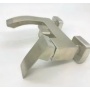 Смеситель для ванны VIEIR V303531, нержавеющая сталь, однорычажный, короткий излив, ручной душ