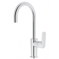 Смеситель для кухни VIEIR V073523, однорычажный, высокий излив, хром