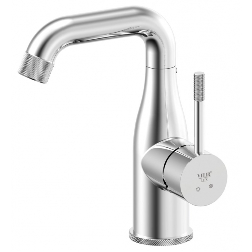 Смеситель для раковины VIEIR V403514, однорычажный, средний излив, хром купить в интернет магазине Санрай73