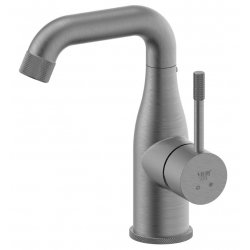 Смеситель для раковины VIEIR V403514G, однорычажный, средний излив, графит