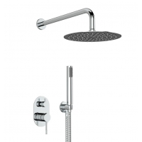 Душевая система VIEIR V403563, встраиваемая, тропический душ, ручной душ, хром