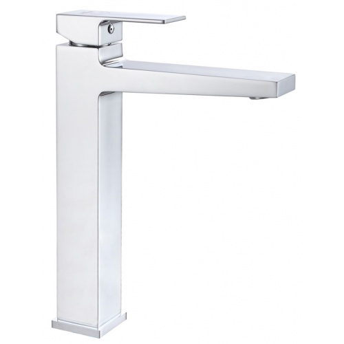 Смеситель для раковины VIEIR V393512, однорычажный, высокий Г-излив, хром купить в интернет магазине Санрай73