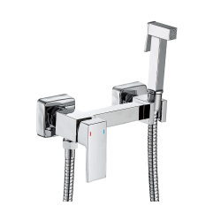 Смеситель с гигиеническим душем Vieir V502554, настенный, однорычажный