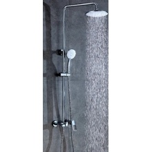 Душевая система VIEIR V293562, однорычажная, литой излив, ручной душ, тропический душ, штанга