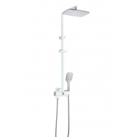 Душевая система VIEIR V393562F, однорычажный, поворотный излив, ручной и тропический душ, штанга, бе