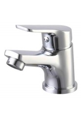 Смеситель для раковины Zenta Свелто однорычажный, короткий излив, хром