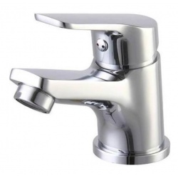 Смеситель для раковины Zenta Свелто однорычажный, короткий излив, хром