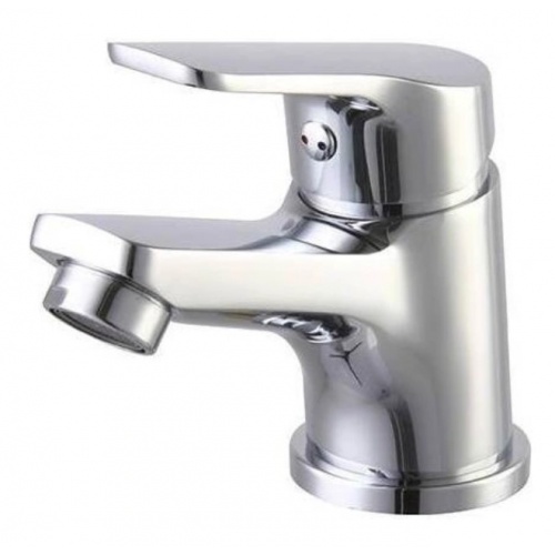 Смеситель для раковины Zenta Свелто однорычажный, короткий излив, хром купить в интернет магазине Санрай73