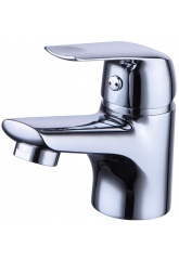 Смеситель для раковины Zenta Рико однорычажный, короткий излив, хром