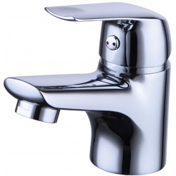 Смеситель для раковины Zenta Рико однорычажный, короткий излив, хром