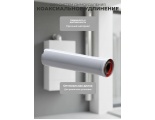 Удлинение коаксиальное Ø60/100 -0,25м