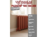 Радиатор чугунный ЧМ2-100-300 1 секция (Чебоксары)