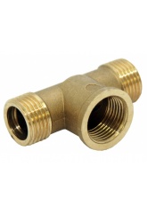 Тройник 1/2"нр х 1/2"вр х 1/2"нр латунный