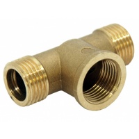 Тройник 1/2"нр х 1/2"вр х 1/2"нр латунный