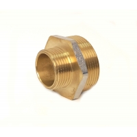 Ниппель 1 1/2"нр х 1"нр переходной латунный (40х25мм)