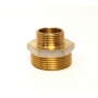Ниппель 1 1/2"нр х 1"нр переходной латунный (40х25мм)