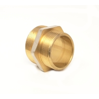 Ниппель 1 1/2"нр х 1 1/4"нр переходной латунный (40х32мм)