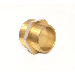 Ниппель 1 1/2"нр х 1 1/4"нр переходной латунный (40х32мм)