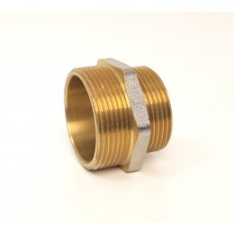 Ниппель 1 1/2"нр х 1 1/4"нр переходной латунный (40х32мм)