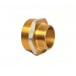 Ниппель 2"нр х 1 1/2"нр переходной латунный (50х40мм)