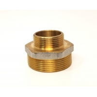 Ниппель 2"нр х 1 1/2"нр переходной латунный (50х40мм)